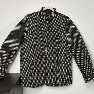 Polka Dot Reversible Puffer Jacket